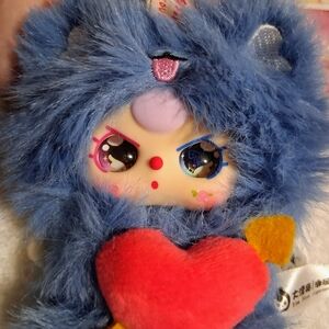 Baby Three Cupid Vinyl Plush Toy - Blue Mouse